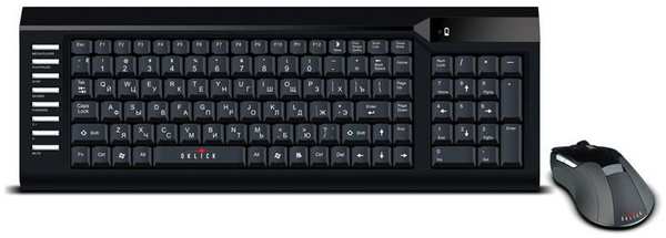 Комплект мыши и клавиатуры Oklick 220M черный 971000243747698