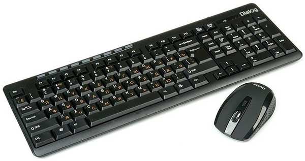 Комплект мыши и клавиатуры Dialog KMROP-4020U Black USB 971000249596698
