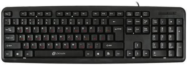 Клавиатура Oklick 90MV2 черный USB 971000251587698