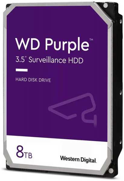 Жесткий диск Western Digital Purple 8ТБ/3,5/SATA-III (WD84PURZ) 971000257889698
