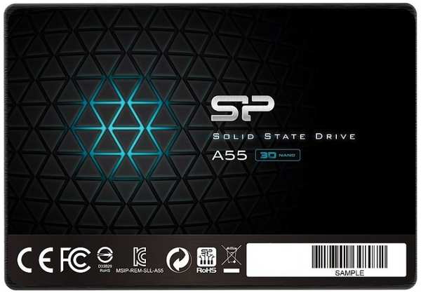 SSD накопитель Silicon Power Ace A55 128Гб/2.5/SATA III (SP128GBSS3A55S25) 971000258930698