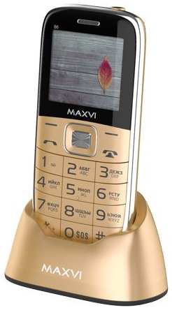 Телефон Maxvi B6 GOLD 971000260387698