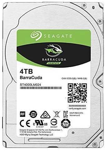 Жесткий диск Seagate Original SATA-III 4Tb/5400rpm/128Mb/2.5 (ST4000LM024) 971000260803698