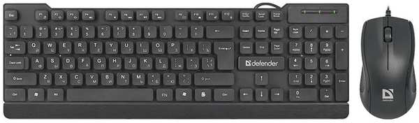 Комплект мыши и клавиатуры Defender York C-777 черный (45779) 971000261093698