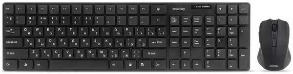 Комплект мыши и клавиатуры Smartbuy SBC-229352GA-K черный 971000263303698