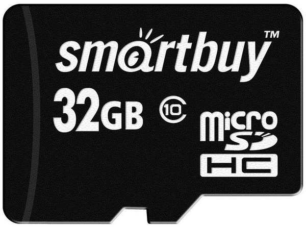 Карта памяти Smartbuy MicroSDHC 32GB Class10 LE + адаптер 971000263822698
