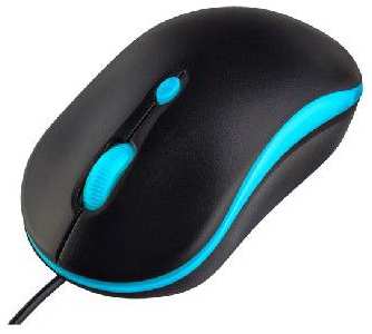 Компьютерная мышь Perfeo MOUNT PF-A4511 черный/голубой 971000269566698