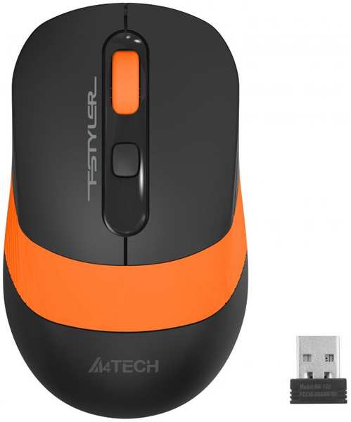 Компьютерная мышь A4Tech Fstyler FG10 черный/оранжевый 971000269963698