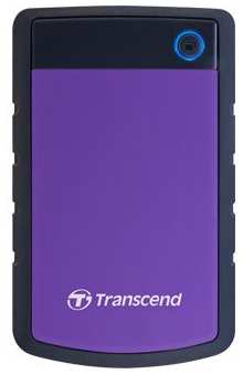 Внешний жесткий диск Transcend StoreJet 25H3P 1Tb (TS1TSJ25H3P) фиолетовый 971000272011698
