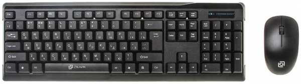 Комплект мыши и клавиатуры Oklick 230M черный 971000272377698