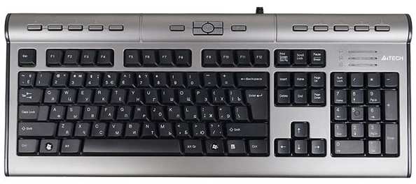 Клавиатура A4Tech KLS-7MUU USB серебристый/черный 971000276011698