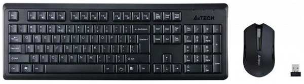 Комплект мыши и клавиатуры A4Tech 4200N USB черный 971000276019698