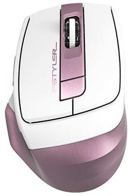 Компьютерная мышь A4Tech Fstyler FG35 розовый/белый 971000276372698