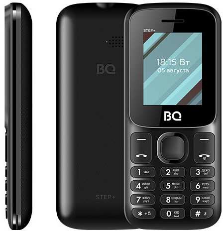 Телефон BQ 1848 Step+ black (без СЗУ в комплекте) 971000277058698