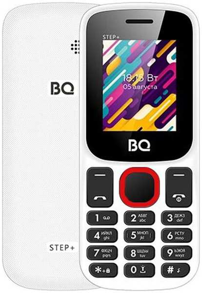 Телефон BQ 1848 STEP+ WHITE/RED 971000277059698