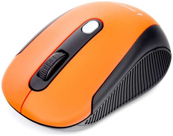 Компьютерная мышь Gembird MUSW-420-3 (18488) оранжевый/черный 971000291842698