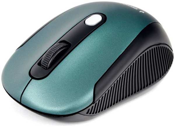 Компьютерная мышь Gembird MUSW-420-2 (18487) черный/зеленый 971000292143698
