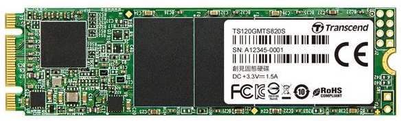 SSD накопитель Transcend 820S 120Gb/SATA III/M.2 2280 (TS120GMTS820S) 971000296595698