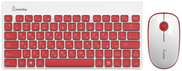 Комплект мыши и клавиатуры Smartbuy SBC-220349AG-RW красно-белый 971000700022698