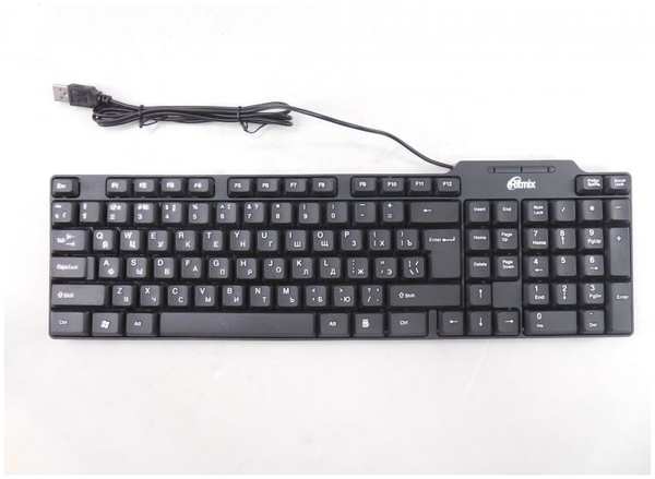 Клавиатура Ritmix RKB-111 Black USB 971000700043698