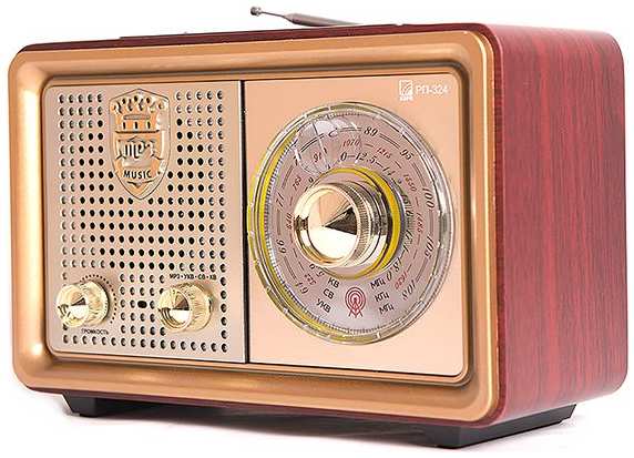 Радиоприёмник Сигнал БЗРП РП-324 коричневый 971000701179698