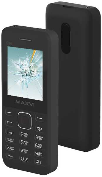 Телефон Maxvi C20 BLACK (Без ЗУ) 971000710904698