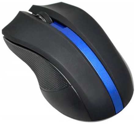Компьютерная мышь Oklick 615MW черный/синий 971000711370698