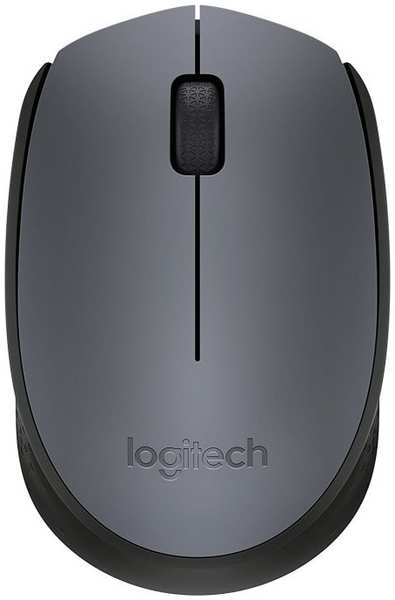 Компьютерная мышь Logitech M170 серый/черный USB (910-004642) 971000716811698