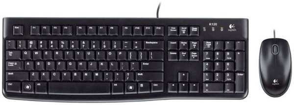 Комплект мыши и клавиатуры Logitech MK120 Black (920-002561) 971000723436698