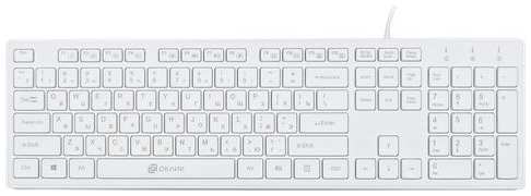 Клавиатура Oklick 500M белый USB 971000730344698