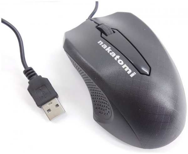 Компьютерная мышь Nakatomi MON-07U черный 971000738947698