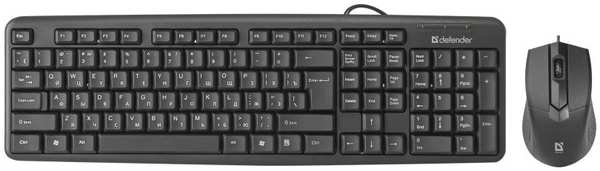 Комплект мыши и клавиатуры Defender Dakota C-270 черный (45270) 971000757428698