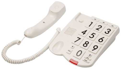 Проводной телефон Ritmix RT-520 ivory 971000763044698