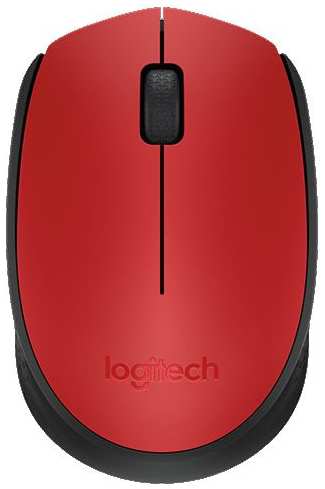 Компьютерная мышь Logitech M171 Red/Black (910-004641) 971000767613698