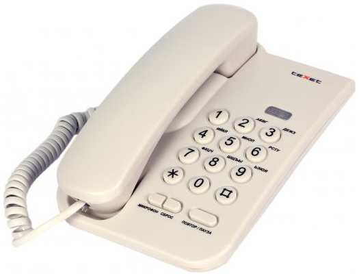 Проводной телефон TeXet TX-212 серый 971000774945698