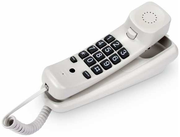 Проводной телефон TeXet TX-219 серый 971000774984698