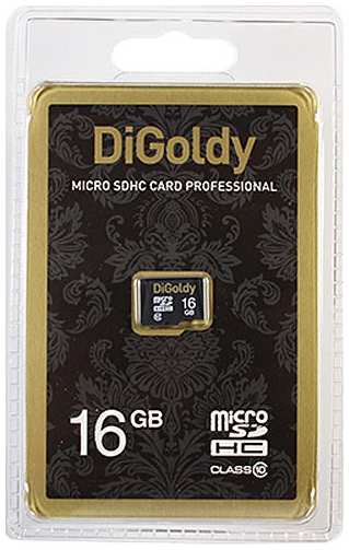 Карта памяти Digoldy microSDHC 16GB Class10