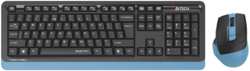 Комплект мыши и клавиатуры A4Tech Fstyler FGS1035Q черный / синий