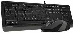 Комплект мыши и клавиатуры A4Tech Fstyler F1110 черный / серый