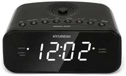 Радиочасы Hyundai H-RCL221 черный / зеленый