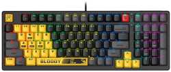 Клавиатура A4Tech Bloody S98 Sports Lime желтый / серый