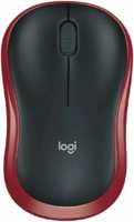Компьютерная мышь Logitech M185 черный / красный (910-002633)