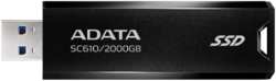 Внешний жесткий диск A-Data SC610-2000G-CBK/RD