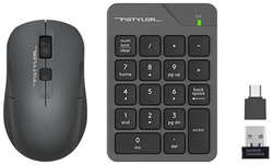 Комплект мыши и клавиатуры A4Tech Fstyler FG1600C Air серый / черный
