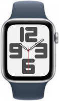 Умные часы Apple Watch SE 2023 44mm серебристый / синий (MREC3QH / A)