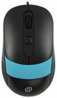 Компьютерная мышь Oklick 310M черный / синий