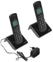 Радиотелефон Alcatel S230 DUO RU черный (2шт)