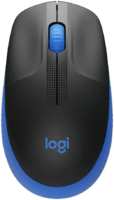 Компьютерная мышь Logitech M190 черный / синий (910-005914)