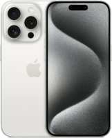 Телефон Apple iPhone 15 Pro (A3104) 256Gb белый титан (MTQ93ZA / A)