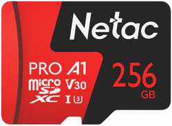 Карта памяти Netac Extreme Pro P500 microSDXC 256Gb Class10 (NT02P500PRO-256G-R) + adapter